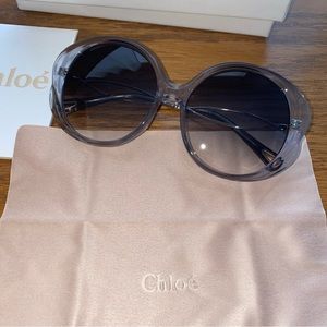 Chloe Sunglasses CE741SA grey like new authentic